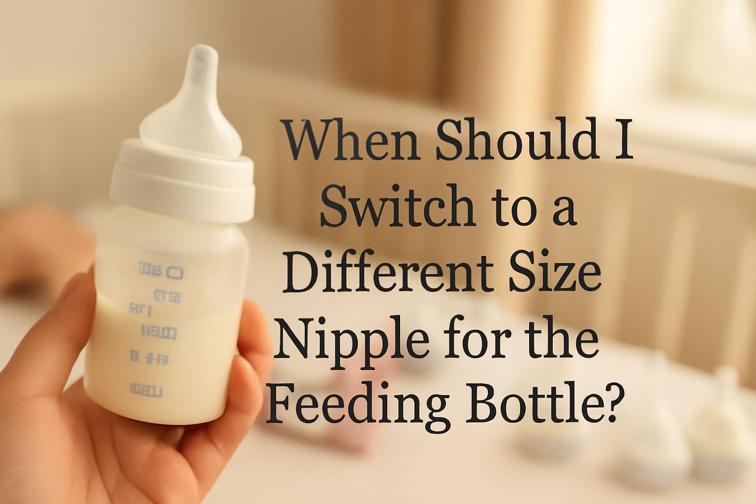 Nipple Size for Baby Feeder Bottles