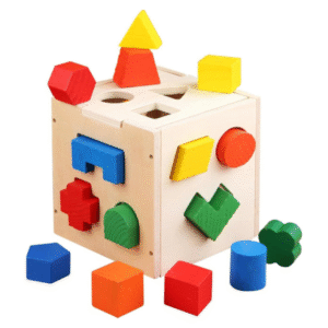 Wooden Shape Sorter Box – Montessori Learning Toy (1 - 3 Years)
