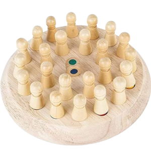 Wooden Memory Chess Board Game — বাচ্চাদের মেমোরি + ফোকাস একসাথে