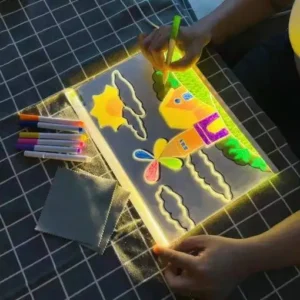 DIY LED Writing Board | 3D Magic Drawing Pad | Acrylic Luminescent lamp